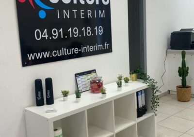 Agence travail temporaire à Toulon vue intérieur